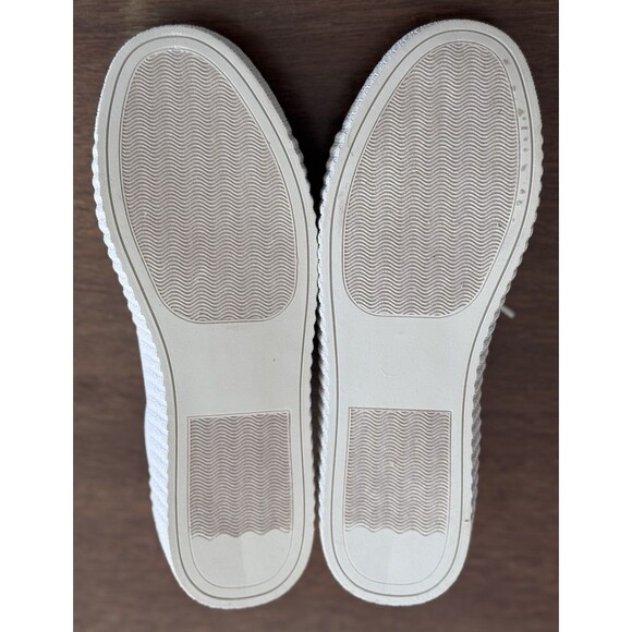Women’s 9 Steve Madden White Platform Sneakers Lace-Up New Without Box - Picture 5 of 7
